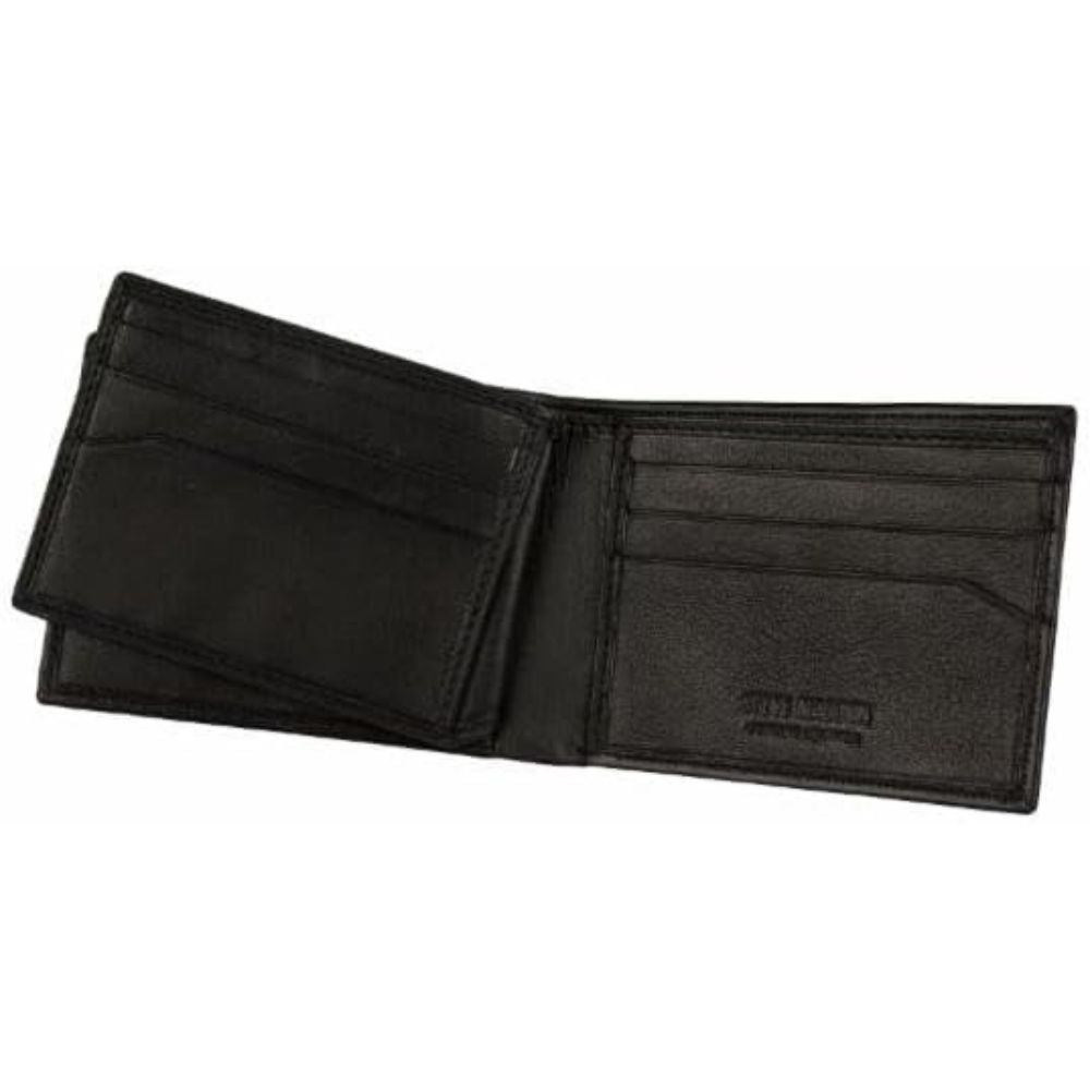 Billetera STEVE MADEN Cuero Slim - Negro
