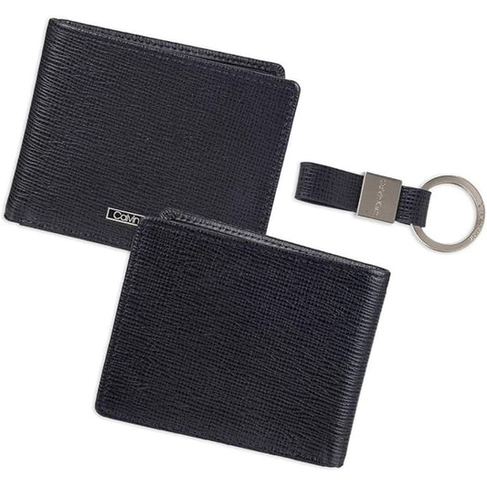 Billetera CALVIN KLEIN Tarjetero Doble Pliegue - Negro