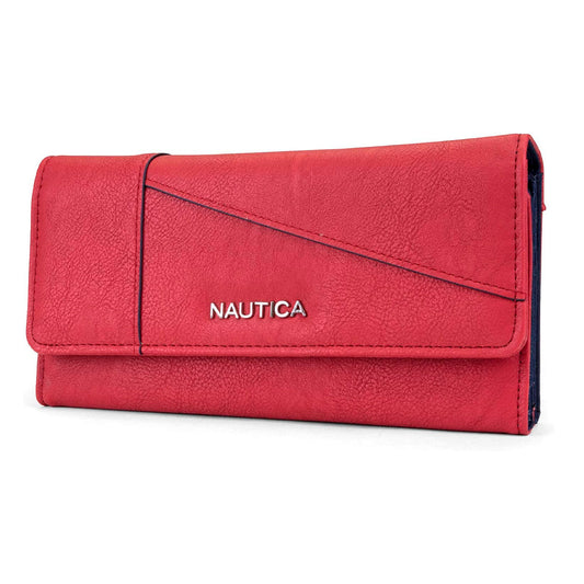 NAUTICA Billetera RFID MUJER - Rojo