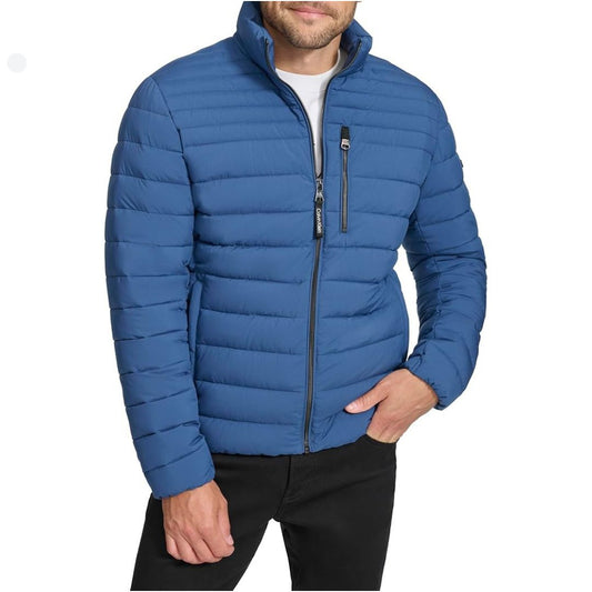 M, CALVIN KLEIN Resistant Puffer - Denim Azul