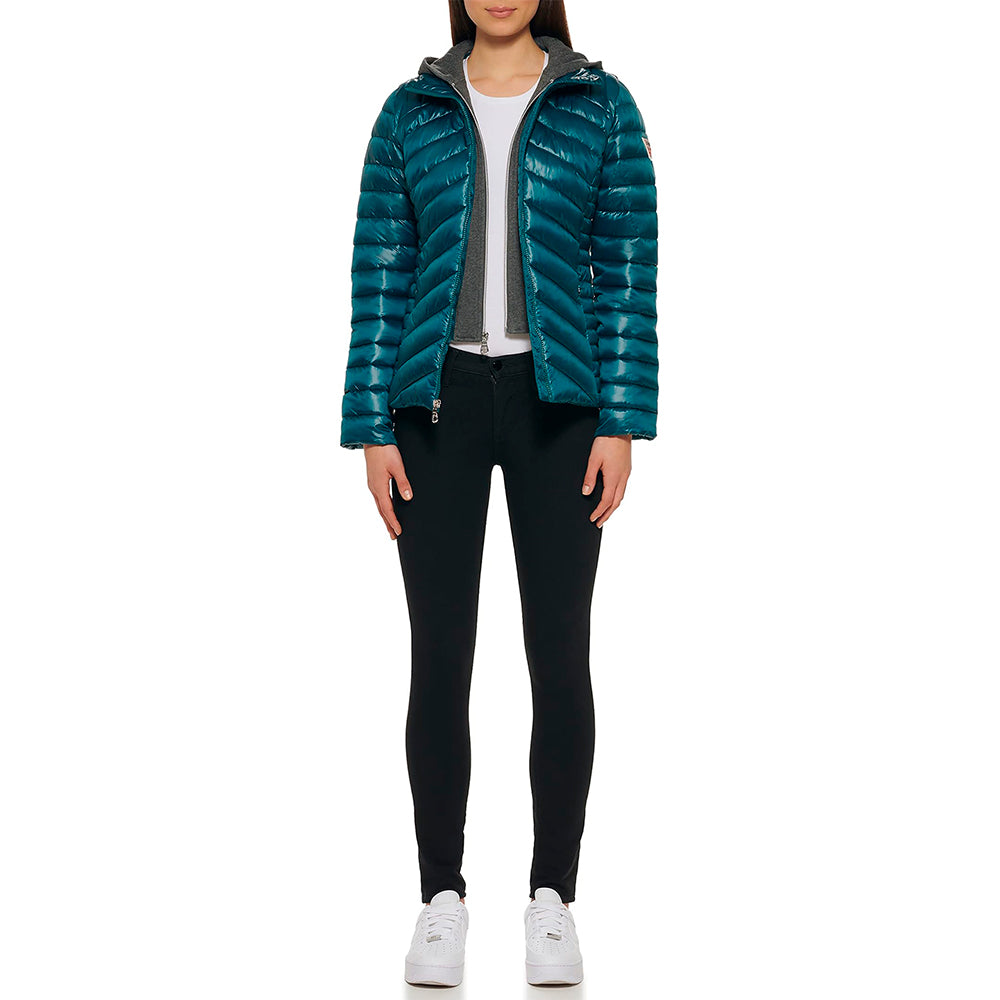 M , GUESS Puffer Packable Mujer - Esmeralda