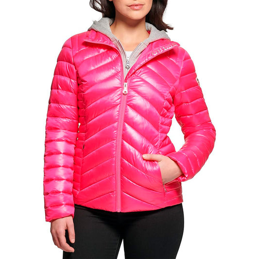 S y L, GUESS Puffer Packable Mujer - Rosa