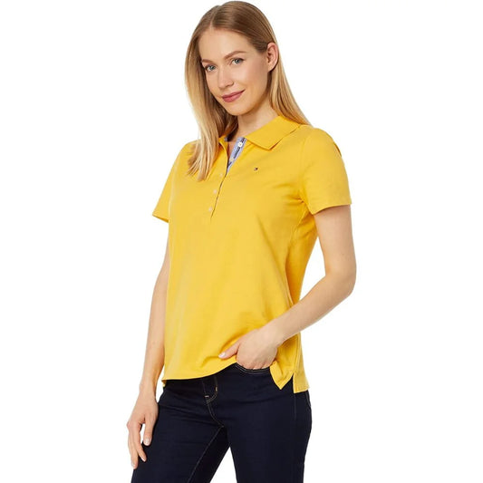 S, TOMMY HILFIGER Liso Mujer - Amarillo maíz