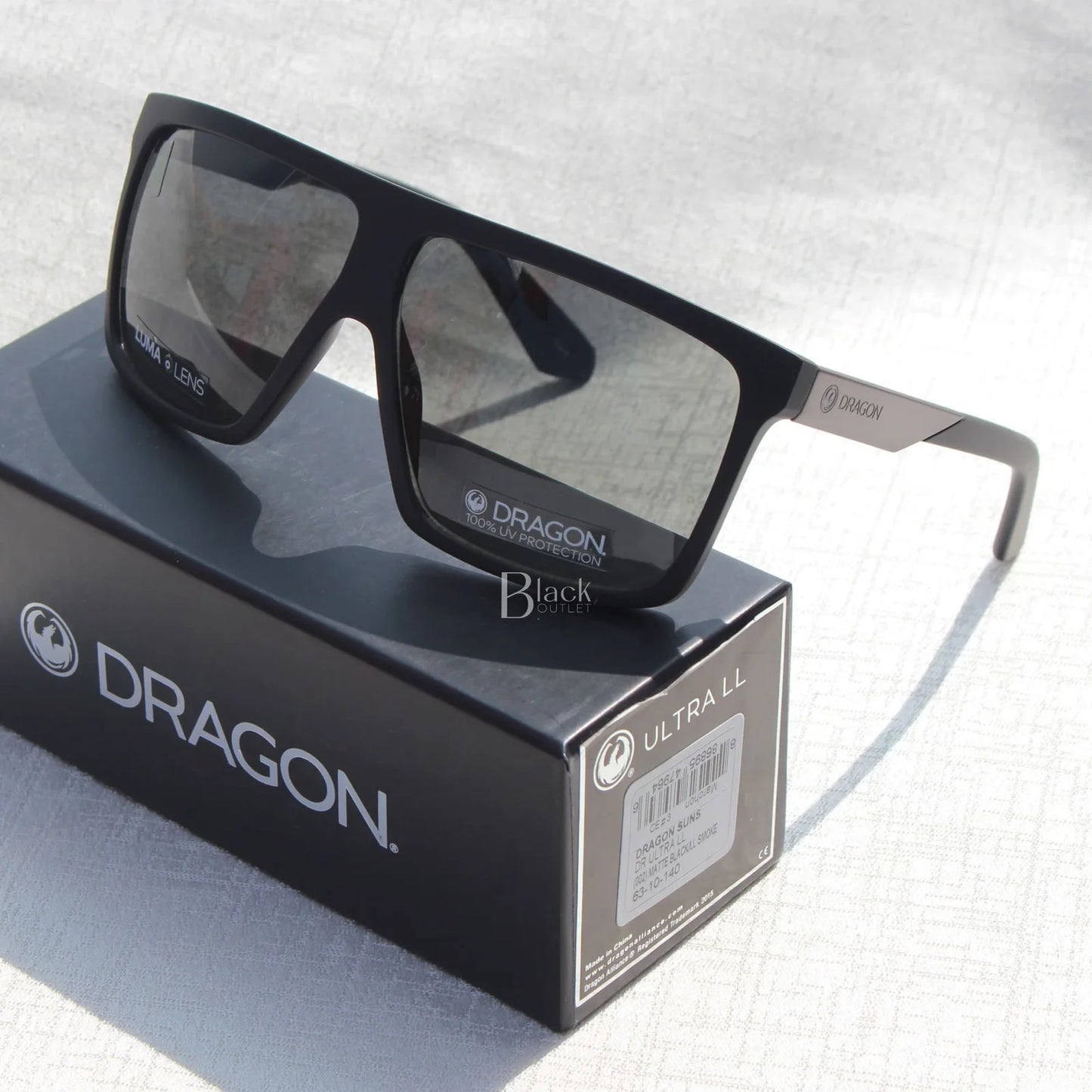 DRAGON Ultra LL - Matte Black/Grey