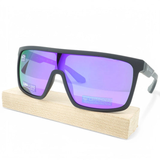 Lentes DRAGON Momentum LL Polarized - Matte Black/ Purple Ion