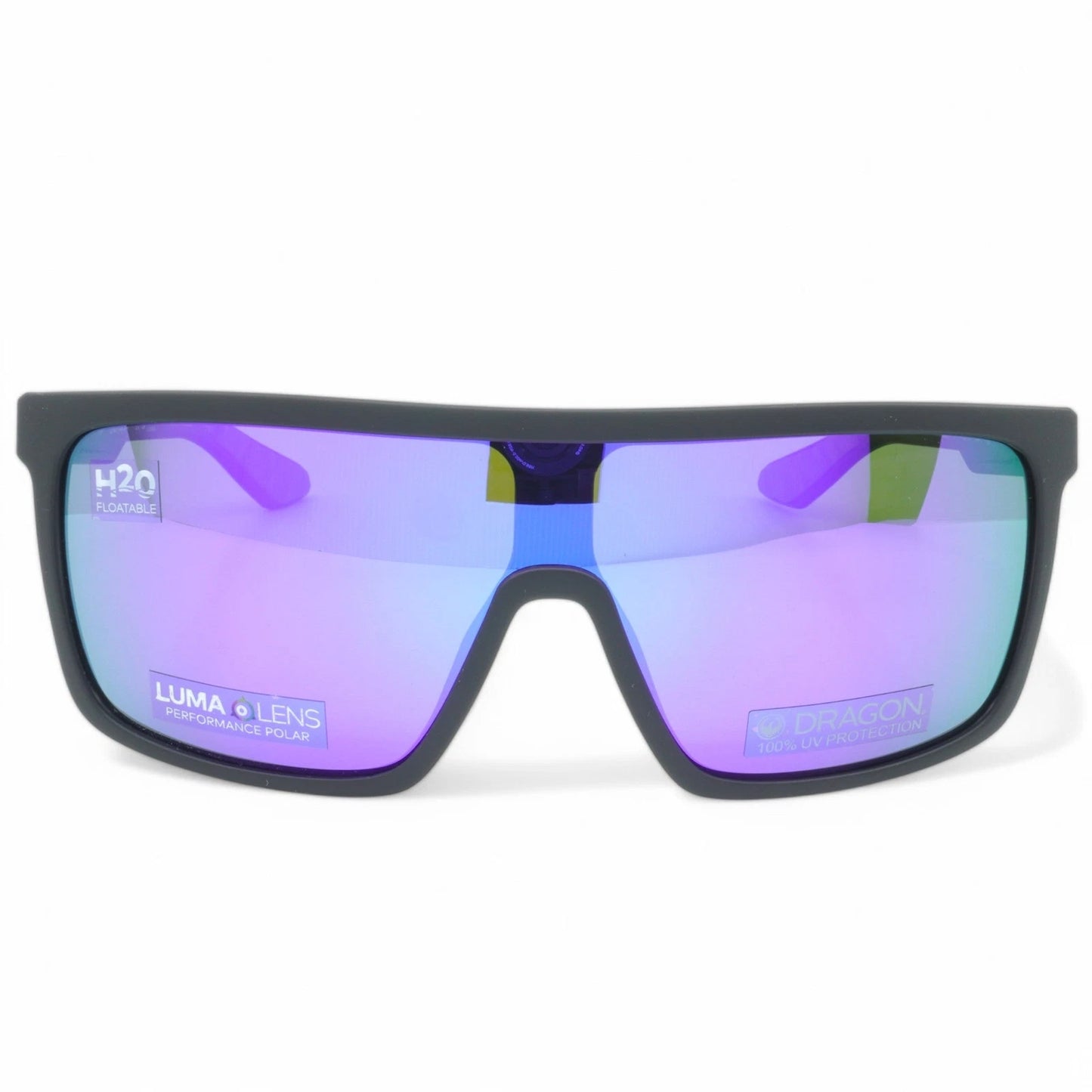 Lentes DRAGON Momentum LL Polarized - Matte Black/ Purple Ion