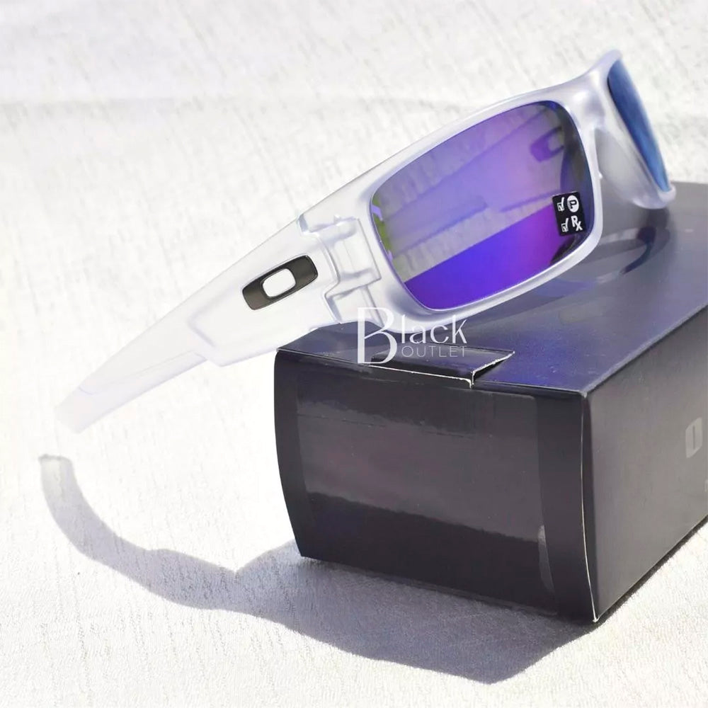 OAKLEY Crankshaft Polarized - Matte Clear/ Violet Iridium