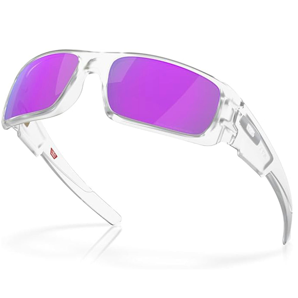 OAKLEY Crankshaft Polarized - Matte Clear/ Violet Iridium