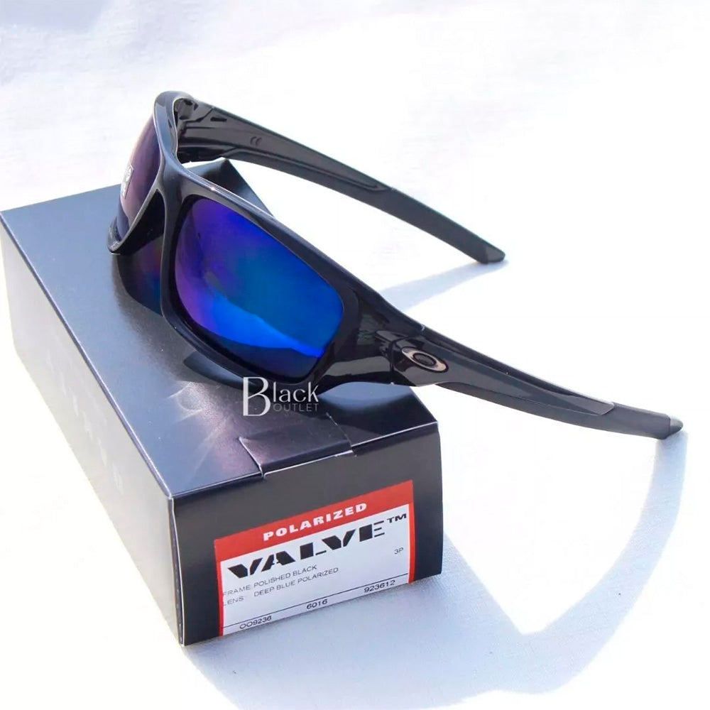 OAKLEY Valve Polarized - Polished Black/ Blue