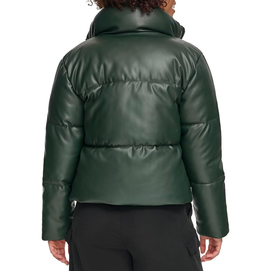 Casaca LEVI'S Puffer Mujer Cuero - Verde Oscuro