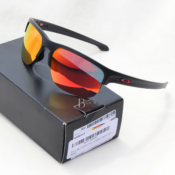 OAKLEY SLIVER EDGE - Matte Black/Ruby Iridium