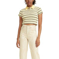 LEVIS Polo Camisero Mujer -  Azul Verde 