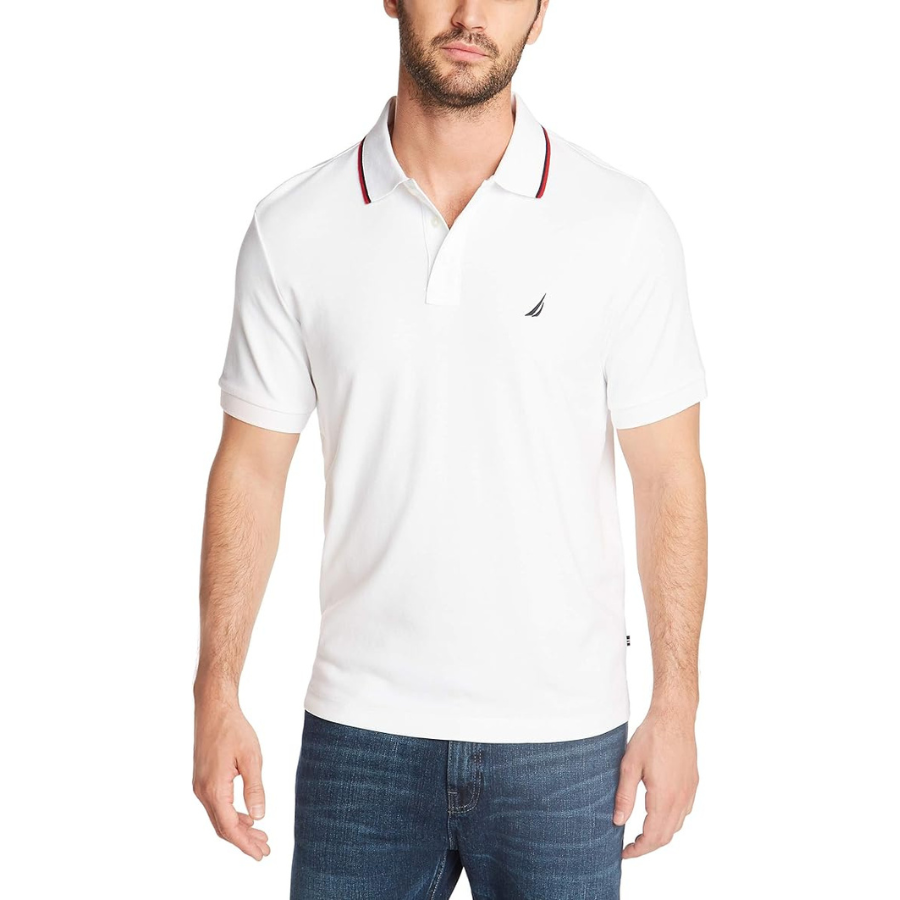 NAUTICA Polo Camisero Classic - Blanco
